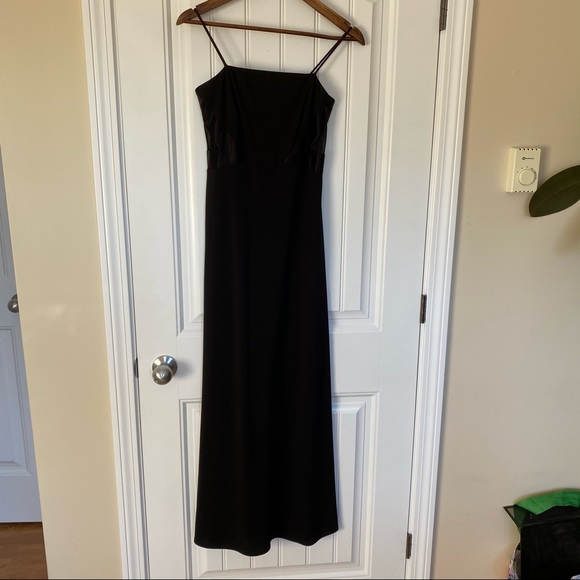 Arianna by Teresa Page Long Black Dress - Picture 6 of 7